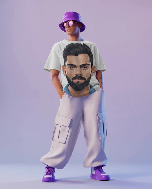 Champion Spirit Graphic Tee – Icon-Inspired Oversized Unisex T-Shirt